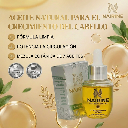 Sérum capilar natural para el crecimiento del cabello